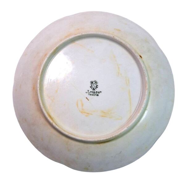 Antique J&C Louise Bavaria 1898-1923 Raspberry Black Berry Fruit Blossom Plate - Picture 8 of 12